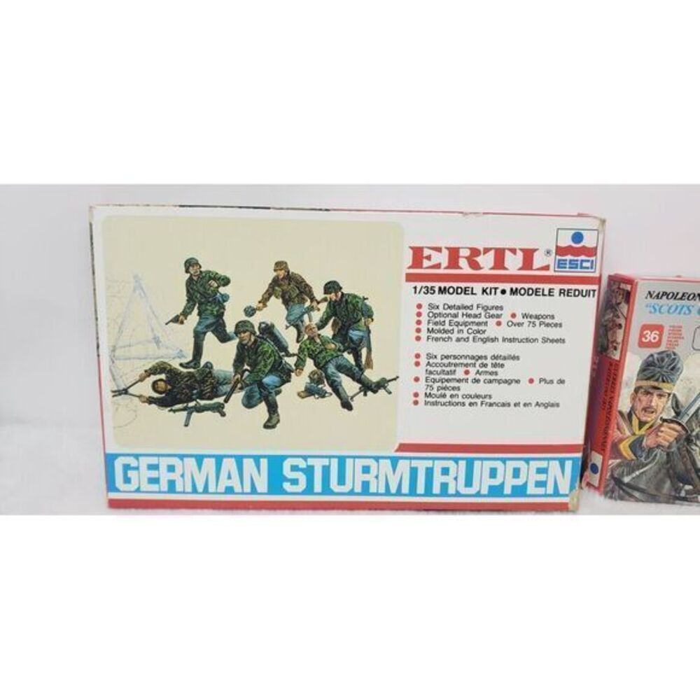 ERTL German Sturmtruppen 1:35 Military Figure Model Kit 8572 Scots Grey British - Picture 3 of 4